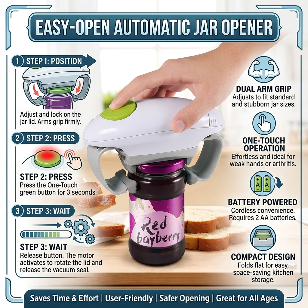 Automatic Electric Jar Opener